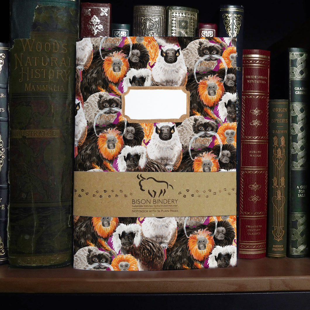 Troop of Tamarins Print Notebook