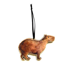 Load image into Gallery viewer, Chill Capybara Wooden Hanging Decoration