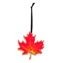 Load image into Gallery viewer, Autumna Maple Leaf Wooden Hanging Decoration