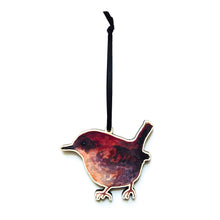 Load image into Gallery viewer, Set of Three  Garden Birds Wooden Hanging Decorations