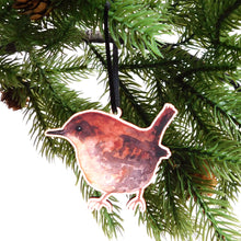 Load image into Gallery viewer, Wren Wooden Hanging Decoration