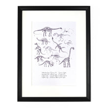 Load image into Gallery viewer, Mesozoic Dinosaur Art Print