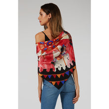 Load image into Gallery viewer, Le Carrousel du Soleil Print Silk Scarf