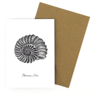 Ammonite Greetings Card