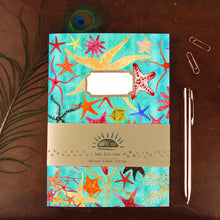 Load image into Gallery viewer, Asterozoa Starfish Print Journal and Notebook Set