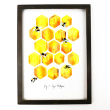 Load image into Gallery viewer, Mellifera Honeybee Art Print