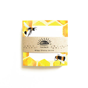 Mellifera Honeybee Print Memo Pad