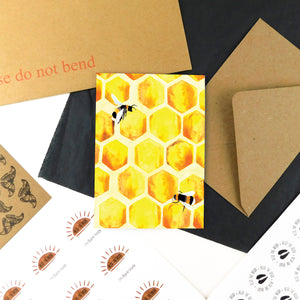 Mellifera Honeybee Greetings Card