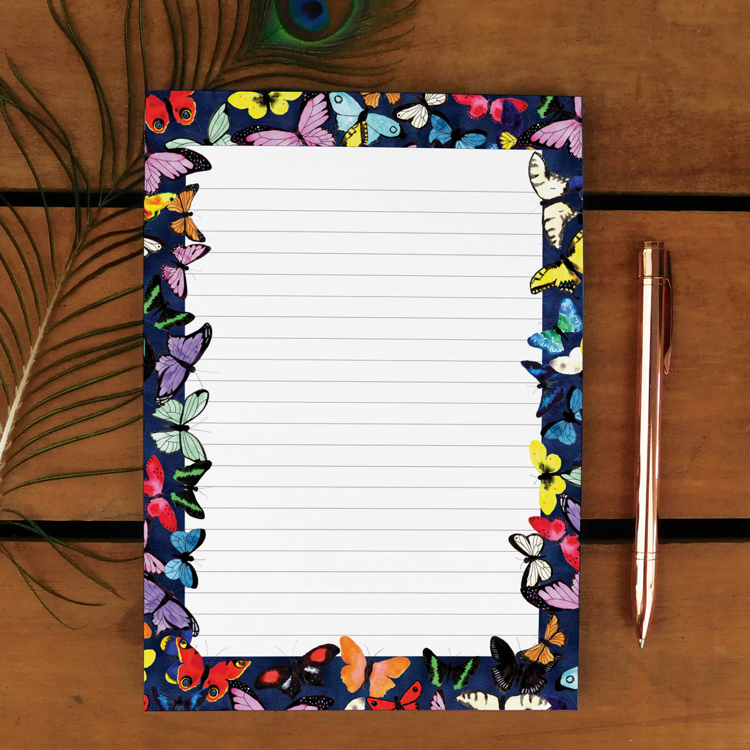 Lepidoptera Butterfly Print Notepad