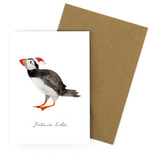 Load image into Gallery viewer, Improbability Common Puffin Christmas Card