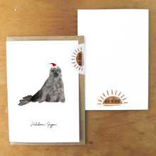 Load image into Gallery viewer, Bob Grey Seal Christmas Card