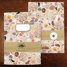 Load image into Gallery viewer, Conchae Seashell Print Lined Journal