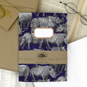 Crash of Rhinos Print Journal and Notebook Set