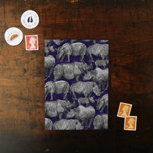 Load image into Gallery viewer, Crash of Rhinos Print Postcard