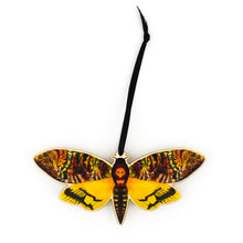 Load image into Gallery viewer, Lepidoptera Death&#39;s Head Hawkmoth Wooden Hanging Decoration
