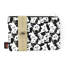 Load image into Gallery viewer, Embarrassment of Pandas Print Pouch Bag