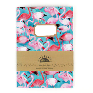 Flamboyance of Flamingos Print Notebook