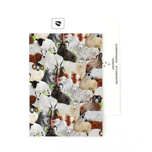 Load image into Gallery viewer, Flock of Sheep Print Postcard