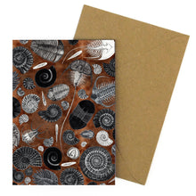 Load image into Gallery viewer, Ammonoidea Fossil Greetings Card