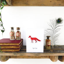 Load image into Gallery viewer, Sylvan Red Fox Greetings Card