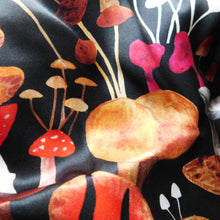 Load image into Gallery viewer, Fungi Print Silk Scarf