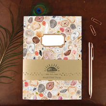 Load image into Gallery viewer, Conchae Sea Shell Print Journal and Notebook Set