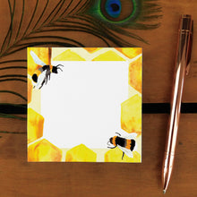 Load image into Gallery viewer, Mellifera Honeybee Print Memo Pad