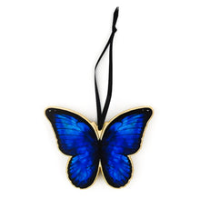 Load image into Gallery viewer, Lepidoptera Morpho Butterfly Wooden Hanging Decoration
