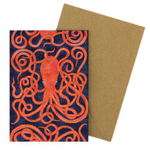 Load image into Gallery viewer, Octopoda Octopus Greetings Card