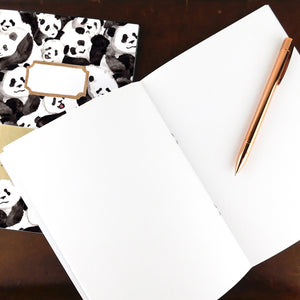 Embarrassment of Pandas Print Notebook
