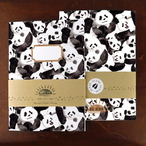 Embarrassment of Pandas Print Notebook