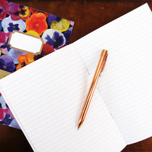 Load image into Gallery viewer, Viola Pansy Print Journal and Notebook Set