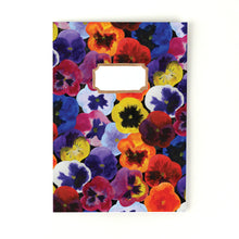 Load image into Gallery viewer, Viola Pansy Print Notebook