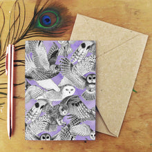 Load image into Gallery viewer, Parliament of Owls Greetings Card