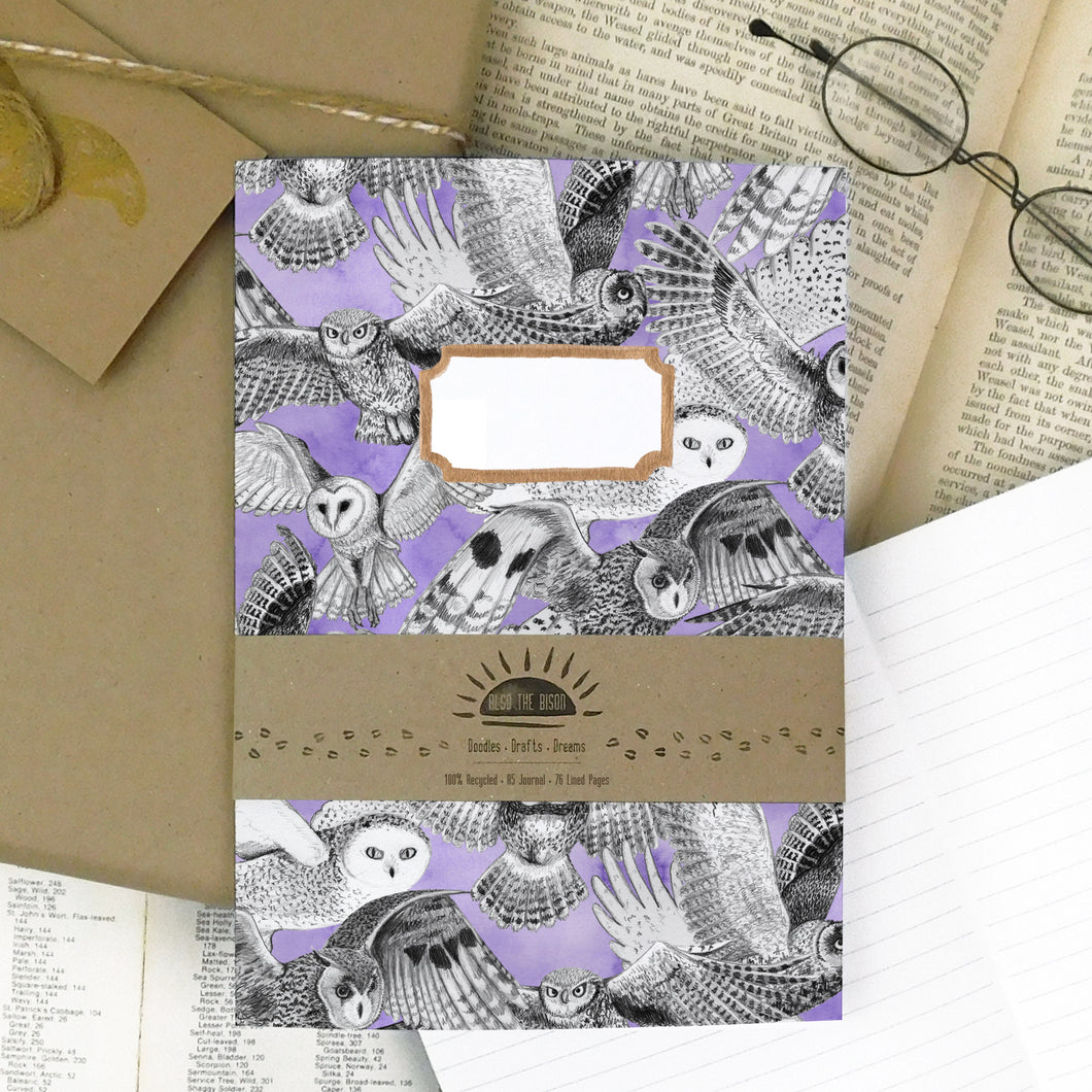 Parliament of Owls Print Lined Journal