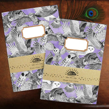 Load image into Gallery viewer, Parliament of Owls Print Journal and Notebook Set