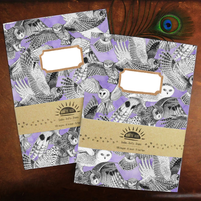 Parliament of Owls Print Journal and Notebook Set