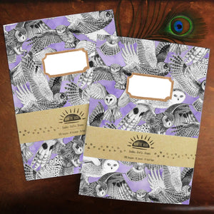 Parliament of Owls Print Notebook