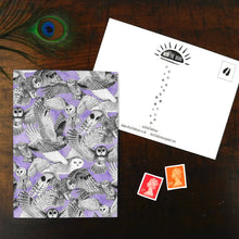 Load image into Gallery viewer, Parliament of Owls Print Postcard