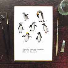 Load image into Gallery viewer, Waddle of Penguins Art Print