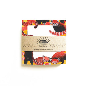 Pack Of Red Pandas Print Memo Pad
