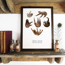 Load image into Gallery viewer, Sleuth of Sloths Art Print