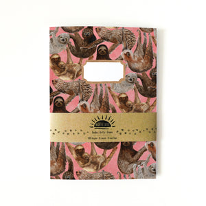 Sleuth of Sloths Print Lined Journal
