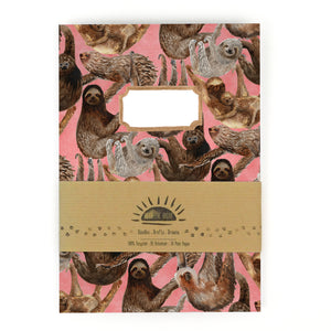 Sleuth of Sloths Print Notebook