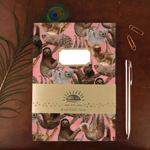 Sleuth of Sloths Print Notebook