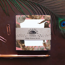 Load image into Gallery viewer, Sleuth of Sloths Print Memo Pad