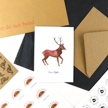 Load image into Gallery viewer, Sylvan Stag Greetings Card