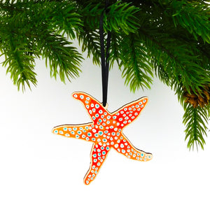 Asterozoa Starfish Wooden Hanging Decoration