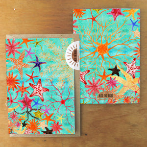 Asterozoa Starfish Greetings Card