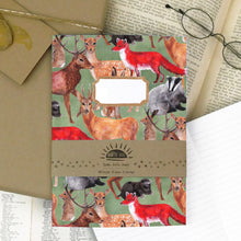 Load image into Gallery viewer, Sylvan Forest Animals Print Lined Journal